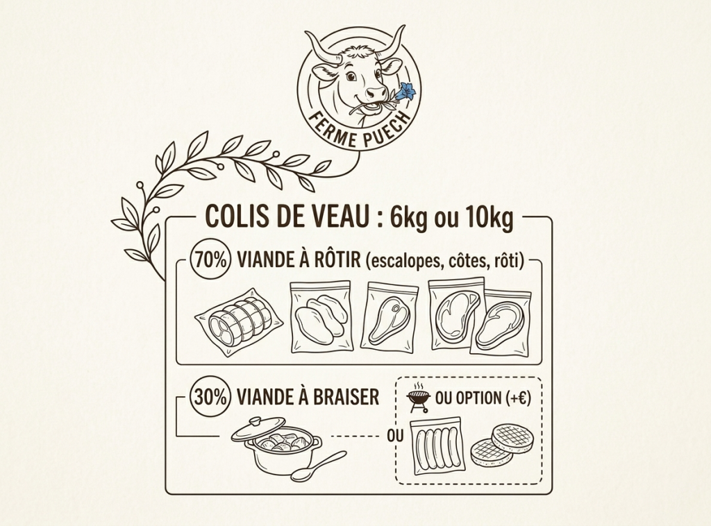 Colis Veau Ferme Puech Mauriac 81 1024x758